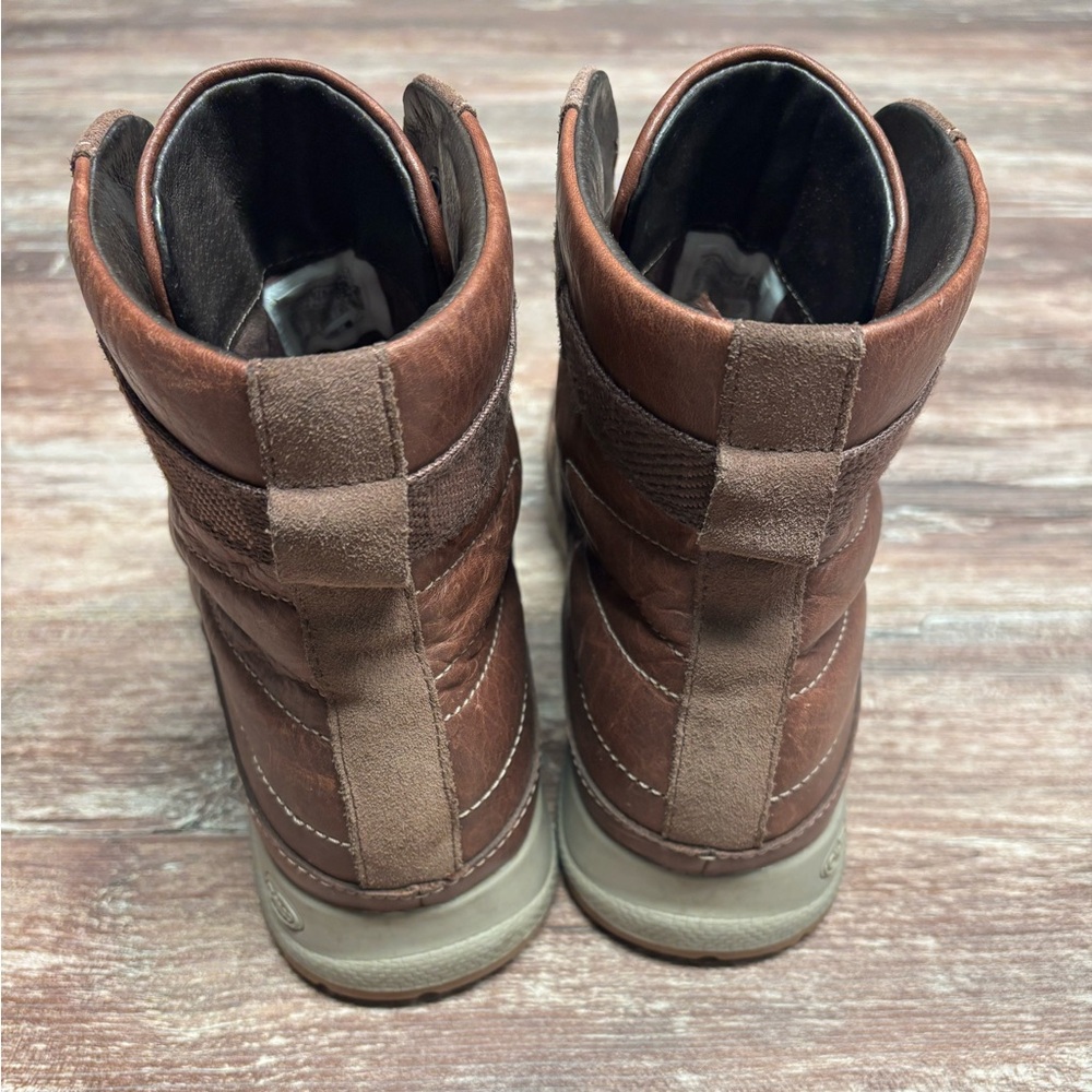 Chaco Women's Brown Leather Lace-Up Boots Sierra Waterproof Leather Hiking 9.5 - Picture 5 of 10
